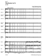 Symphony no. 7 in B minor D 759 "Unfinished"